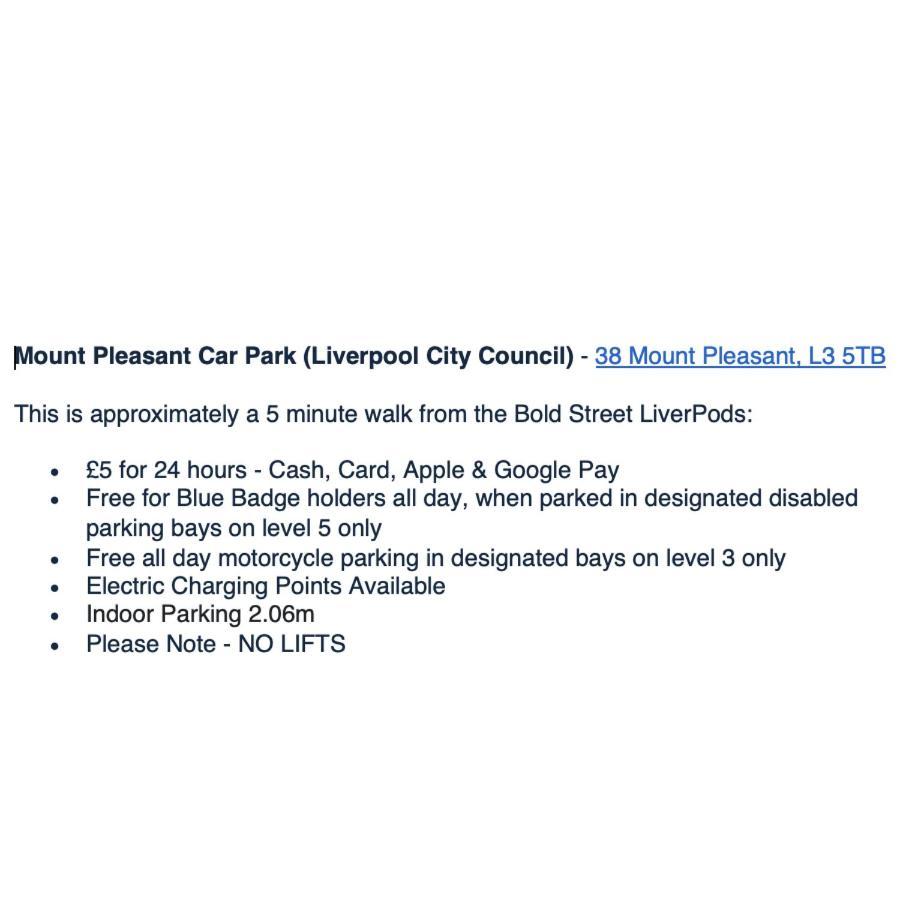 The Bold St Liverpods By Serviced Living Liverpool Luaran gambar